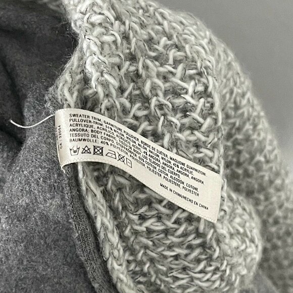 Anthropologie Saturday Sunday Cardigan Size S Asymmetrical Open Front Drape - Picture 5 of 6